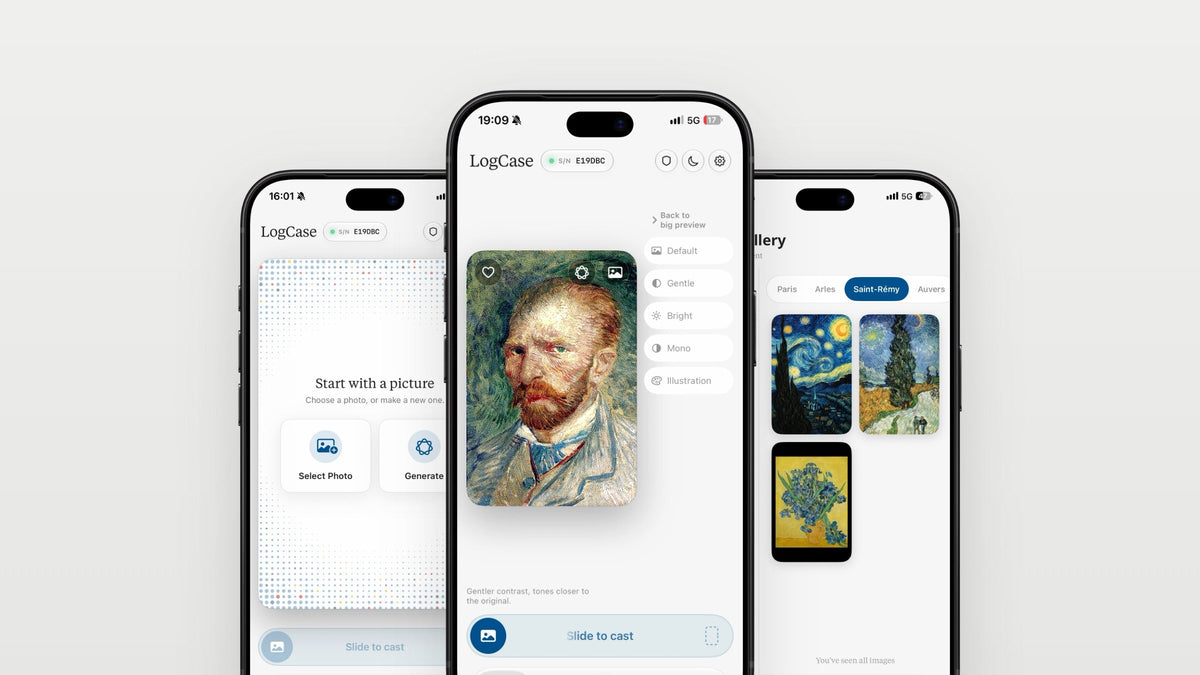 LogCase app 6.20: the new home screen, photo looks and the gallery