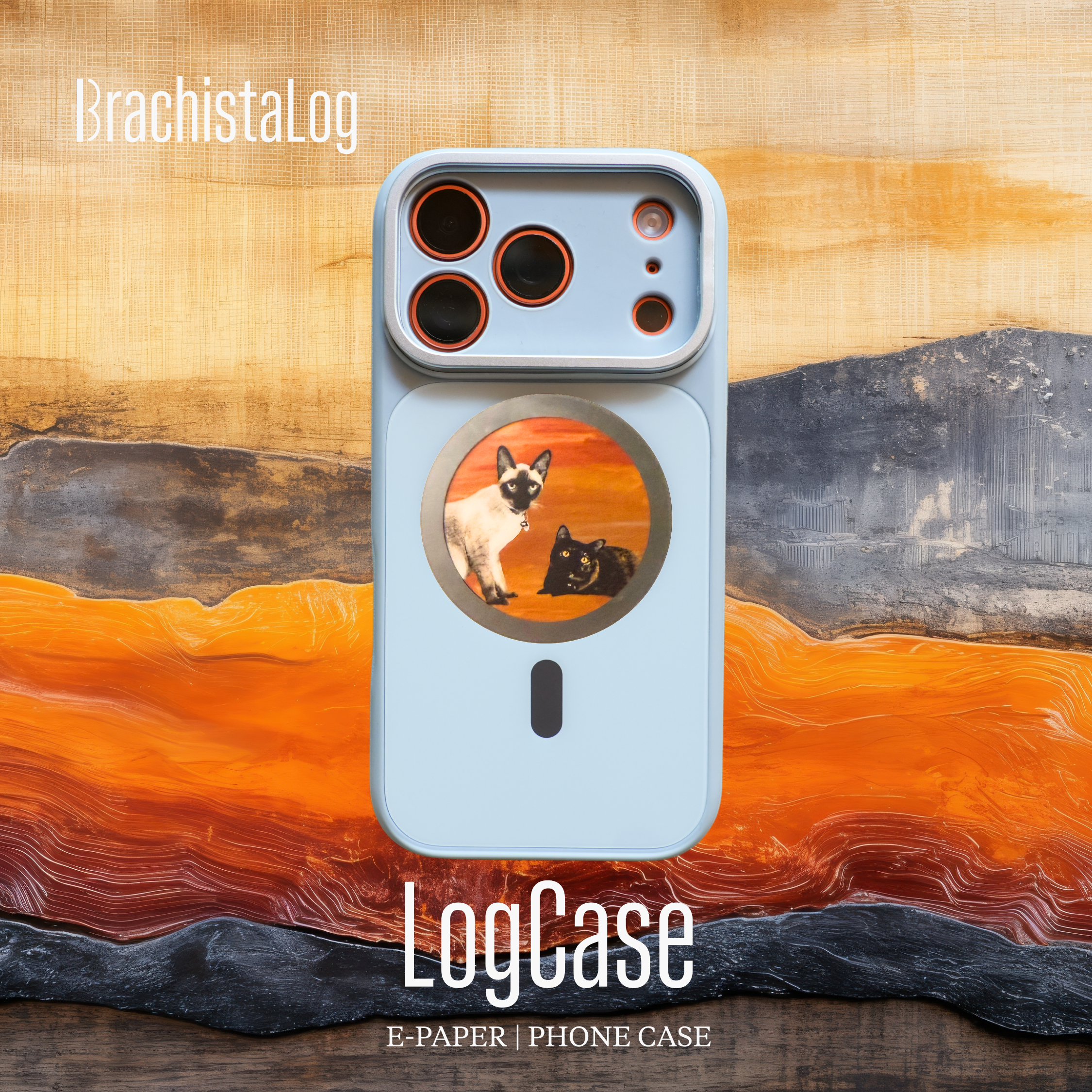 LogCase -C | E-Paper Smartphone Case