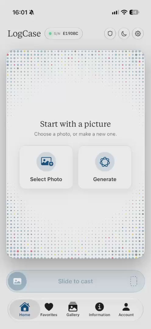 LogCase app: creating an image with Apple Intelligence